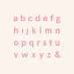 Ketting alfabet small