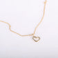 Necklace 14k small heart